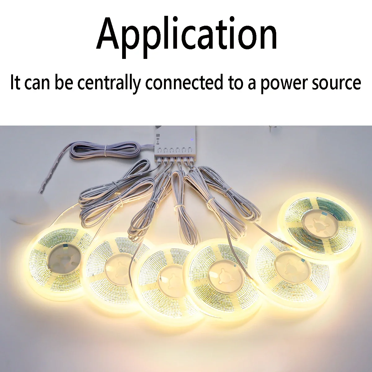 12v dupont interface plug cob strip light 320led/m 12v dupont interface plug cob strip light 320led/m
