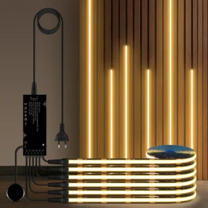 1 6pcs new arrival black pcb fcob led strip light