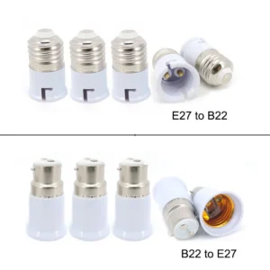 led lamp base socket converter b22 to screw e27 to b22 light bulb adaptor