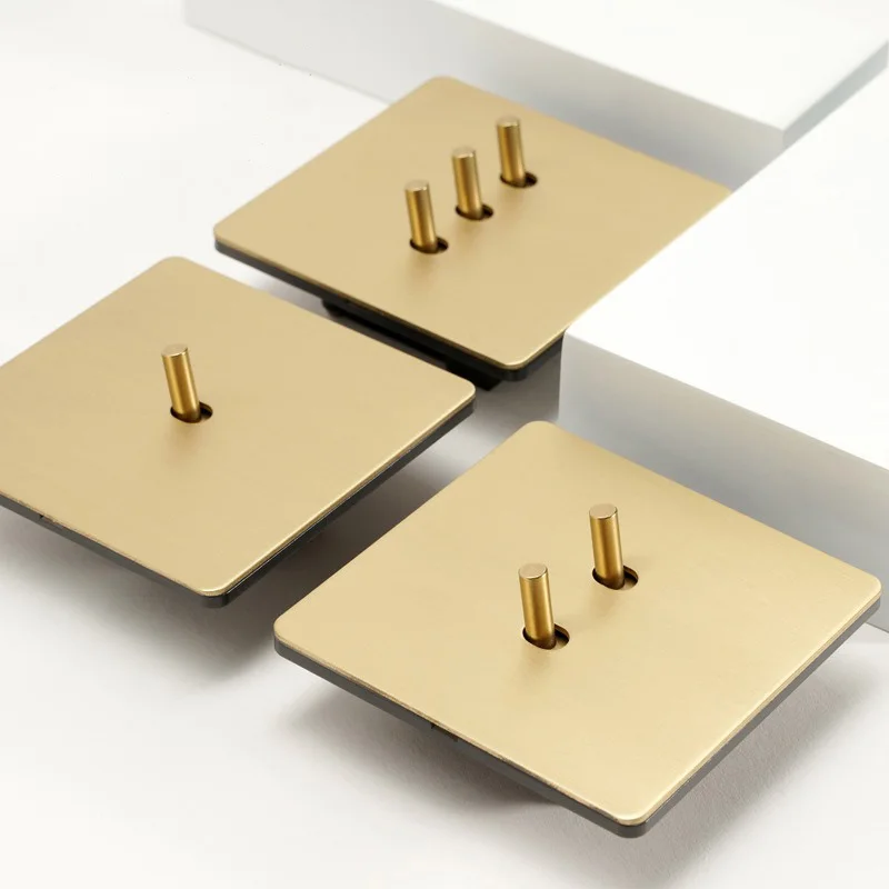 wall lamp toggle retro switch panel 1 4 gang2way eu matte gold brushed stainless steel antique switch wall lamp toggle retro switch panel 1 4 gang2way eu matte gold brushed stainless steel antique switch