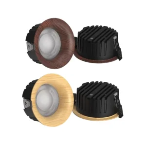 wood grain recessed led downlight 7w 10w 12w 15w 18w