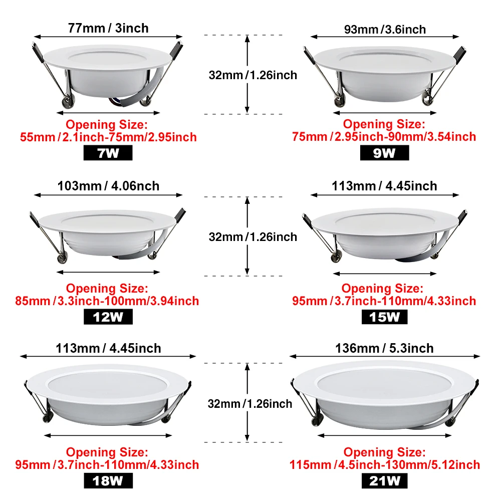 10pack led downlight 220v recessed round ceiling dowm light bedroom 10pack led downlight 220v recessed round ceiling dowm light bedroom
