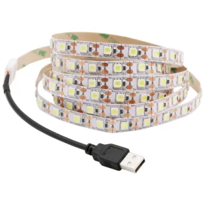 5v usb led strip 5050 cold white/warm white tv background lighting