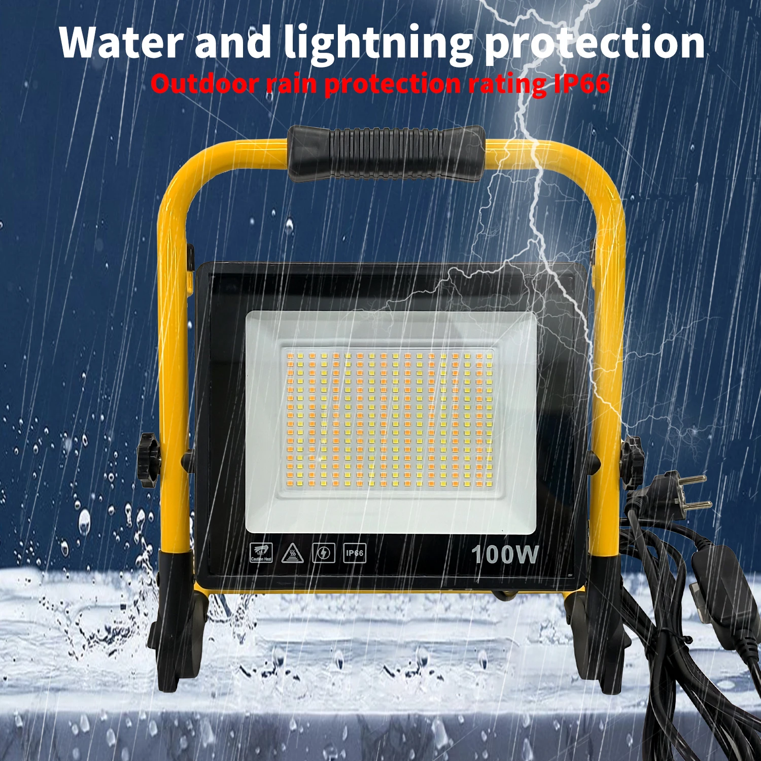 3 color dimmable handheld work light 100w ip65 3 color dimmable handheld work light 100w ip65