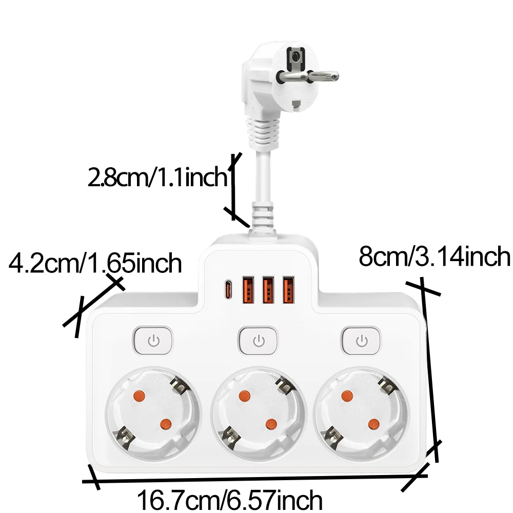 eu plug ac power strip wall independent switch 2500w european standard plug eu plug ac power strip wall independent switch 2500w european standard plug