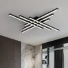 Black chandelier square bedroom lamps living room lamp