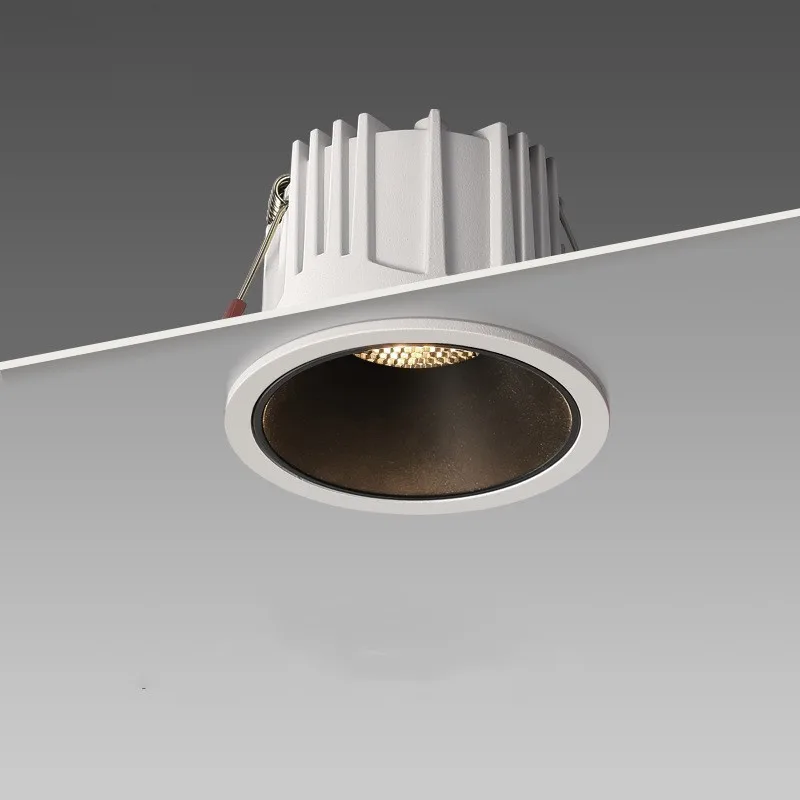 round frameless cob dimmable recessed downlight 7w/10w/15w18w/24w round frameless cob dimmable recessed downlight 7w/10w/15w18w/24w