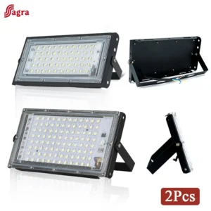 2pcs/lot led flood light 50w 100w ac 110v 220v outdoor floodlight