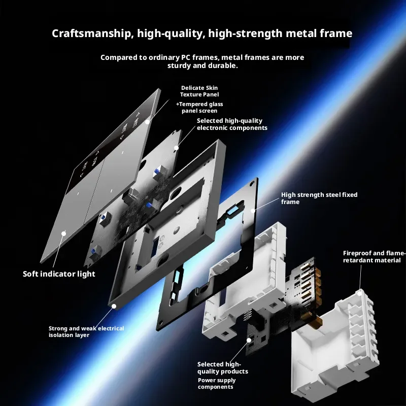 intelligent control switch zigbee intelligent screen display switch intelligent control switch zigbee intelligent screen display switch