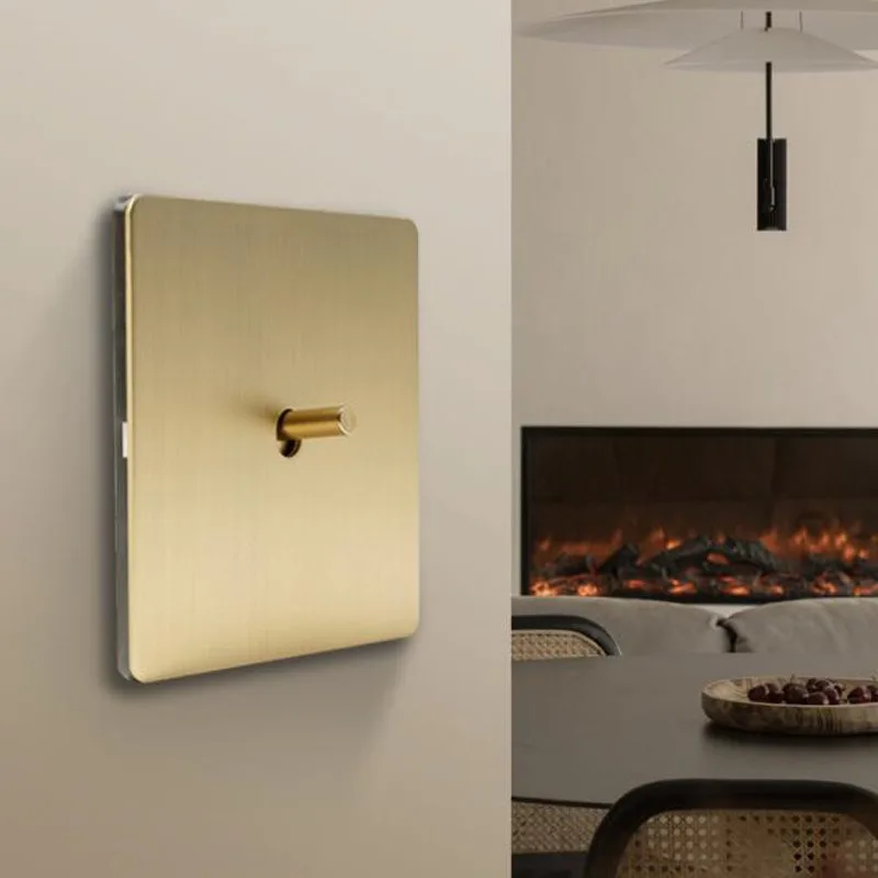 wall lamp toggle retro switch panel 1 4 gang2way eu matte gold brushed stainless steel antique switch wall lamp toggle retro switch panel 1 4 gang2way eu matte gold brushed stainless steel antique switch