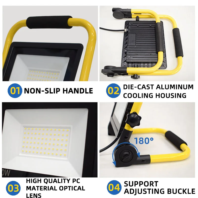 portable work light with 10ft cord led floodlight portable work light with 10ft cord led floodlight