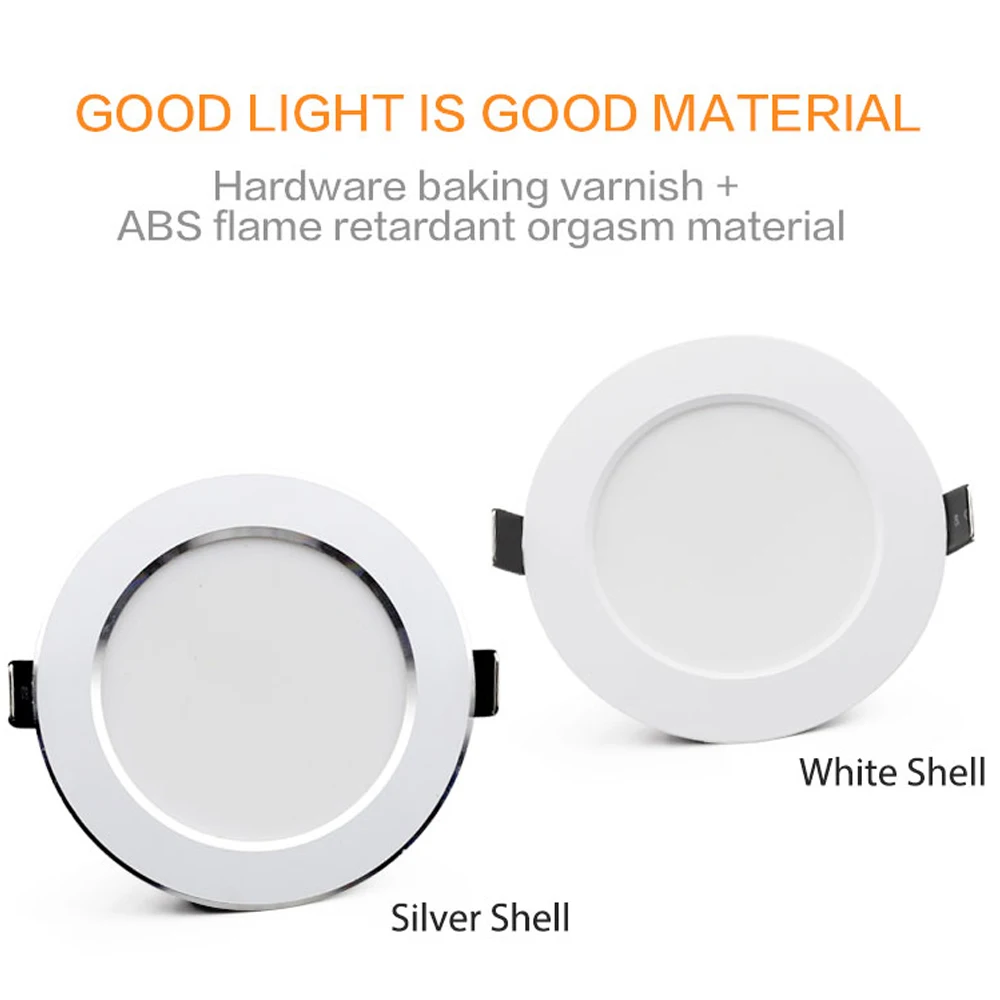 10pack led downlight 220v recessed round ceiling dowm light bedroom 10pack led downlight 220v recessed round ceiling dowm light bedroom