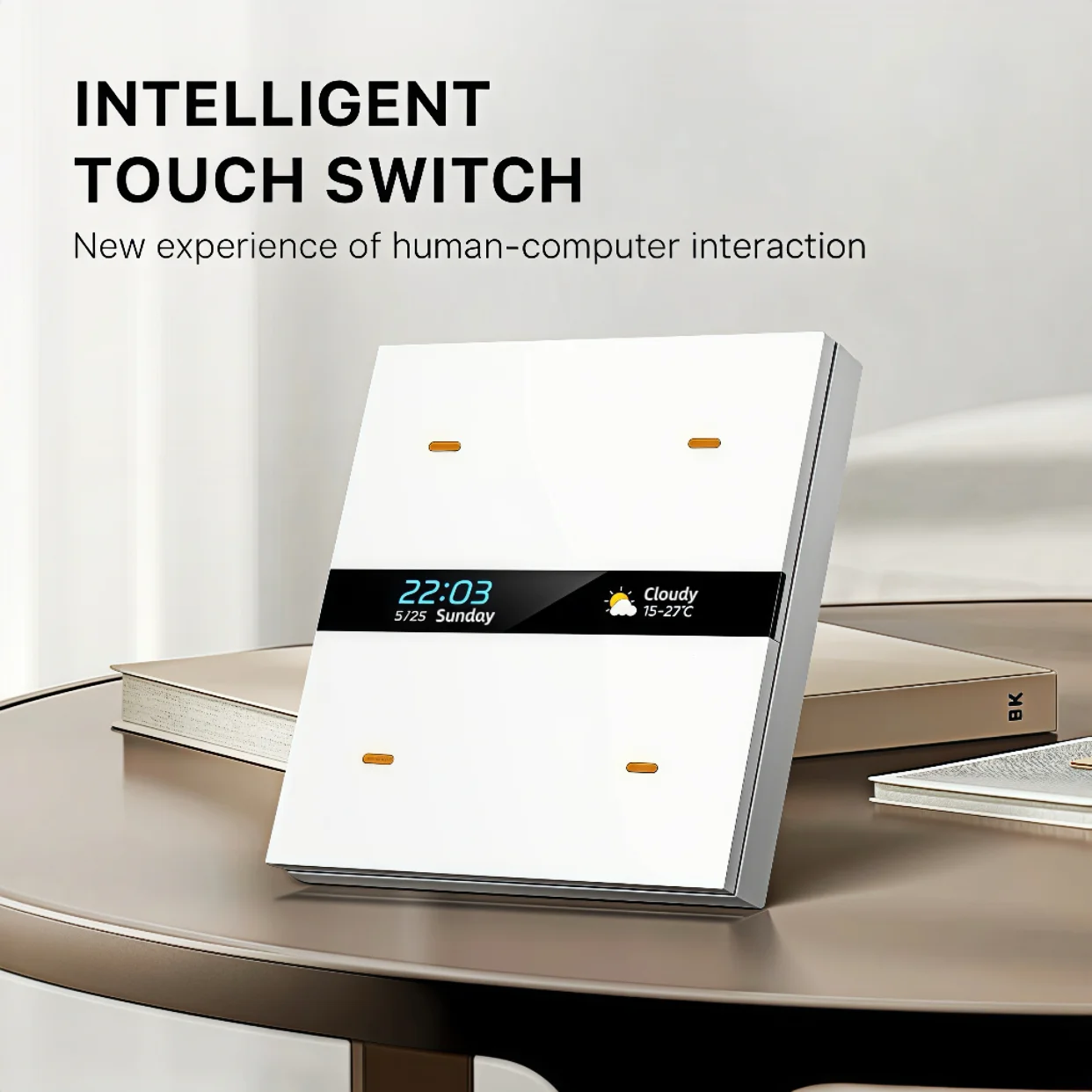 smart switch & zigbee 3.0 hub: hd weather/clock smart switch & zigbee 3.0 hub: hd weather/clock