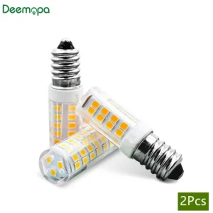 2pcs 3w 5w 9w led lamp e14 ac 220v