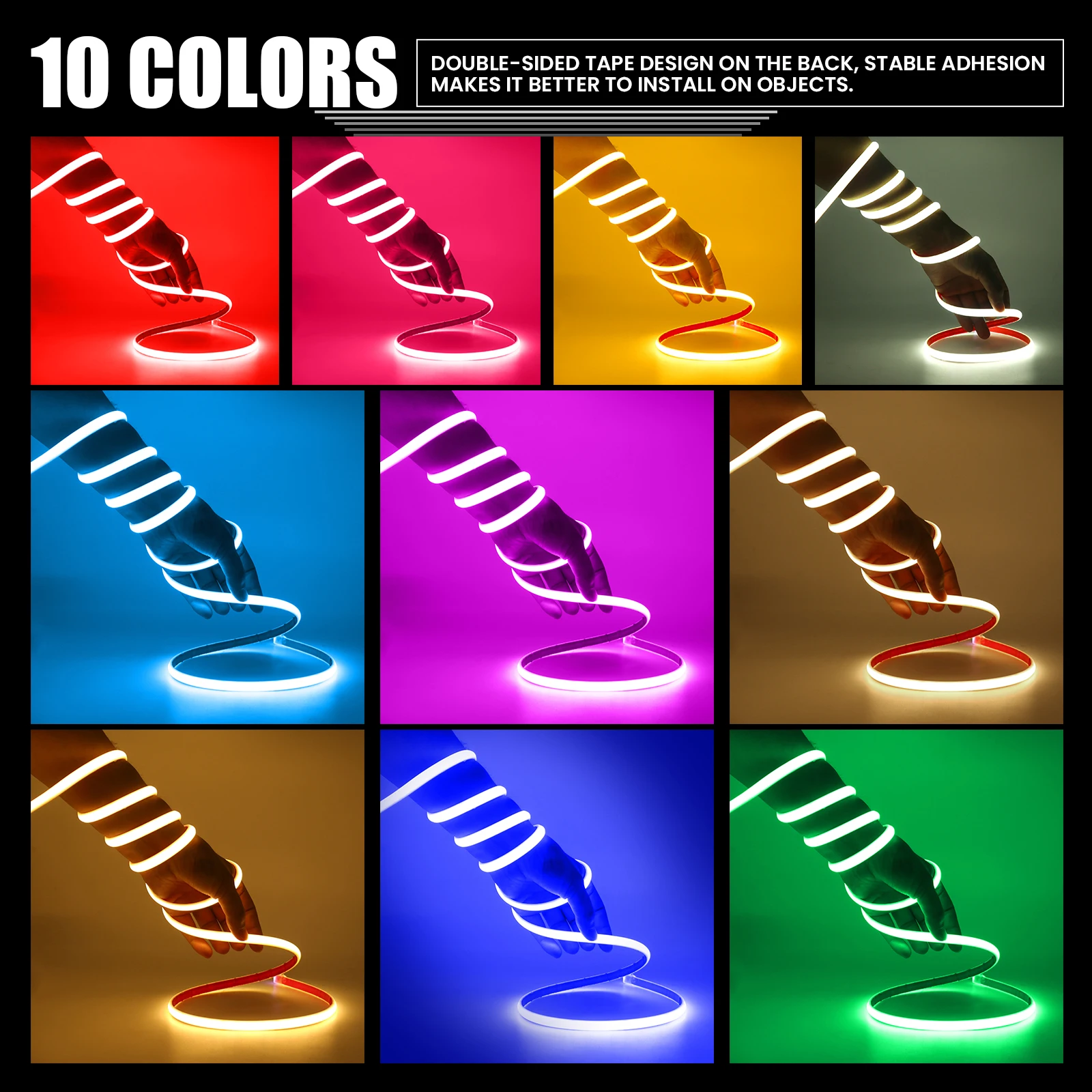 dc 12v cob led strip neon light ip68 waterproof dc 12v cob led strip neon light ip68 waterproof
