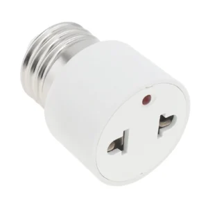 2 prong plug to e26 e27 socket adapter medium base light socket to plug