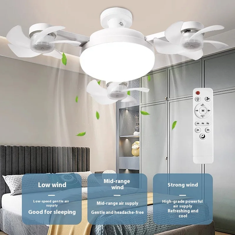 led smart silent fan light with e27 screw creative led smart silent fan light with e27 screw creative