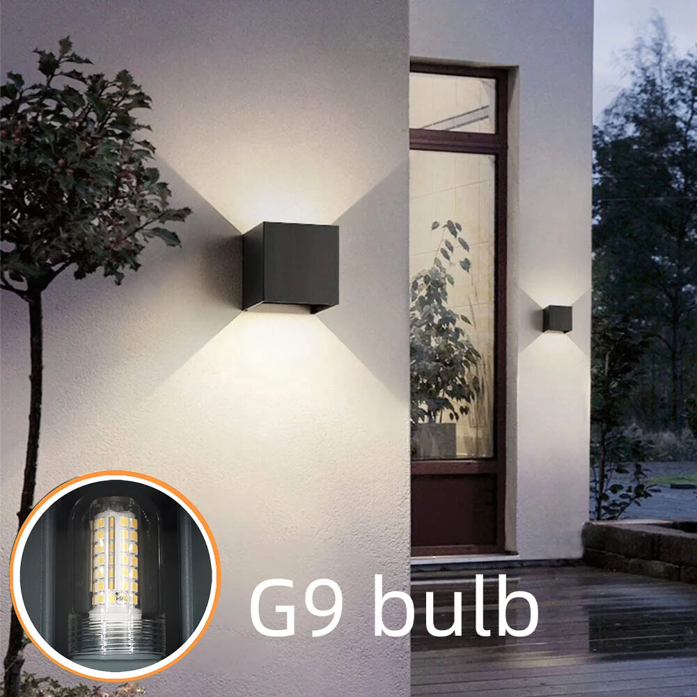 modern led wall lamp waterproof ip65 aluminum led wall light outdoor indoor g9 replaceable bulb modern led wall lamp waterproof ip65 aluminum led wall light outdoor indoor g9 replaceable bulb