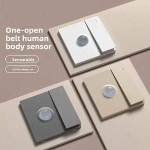 86 type sound and light control switch ultra thin concealed