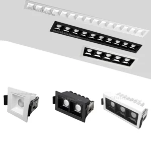 dimmable led downlight spotlights 2w4w6w10w20w30w grille lights cob