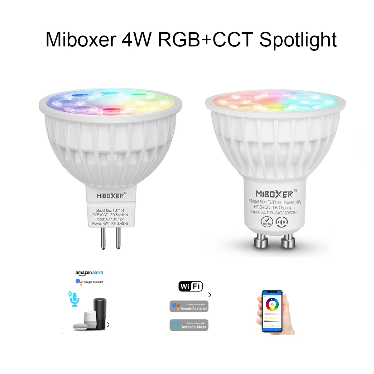4w rgb cct led spotlight fut103 gu10 4w rgb cct led spotlight fut103 gu10