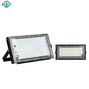 led flood light ip65 waterproof ac 110v 220v 50w 100w outdoor garden projector
