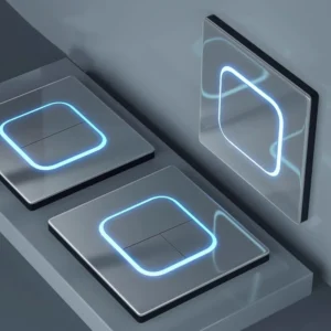 tempered glass panel 1 2 3 4 gang wall button light switch