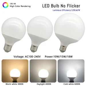 2 6pcs led bulbs e27 ac 220v 110v