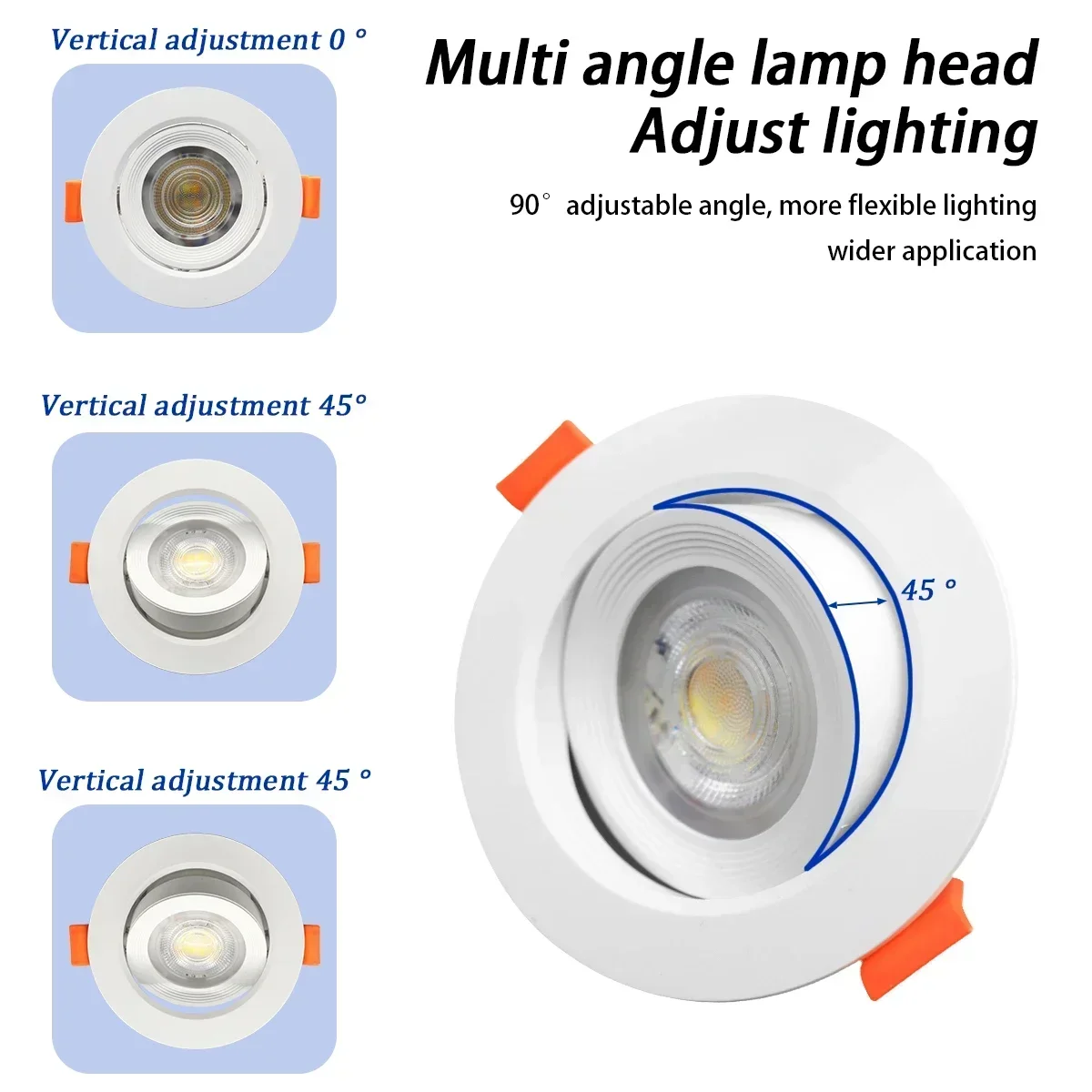 2pack round recessed led ceiling spotlight downlight 2pack round recessed led ceiling spotlight downlight
