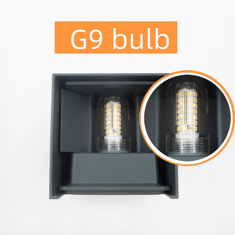 modern led wall lamp waterproof ip65 aluminum led wall light outdoor indoor g9 replaceable bulb modern led wall lamp waterproof ip65 aluminum led wall light outdoor indoor g9 replaceable bulb