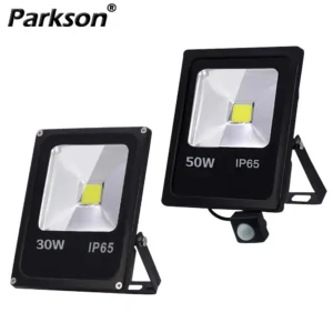 motion sensor led flood light 220v 50w 30w 10w outdoor led spotlight